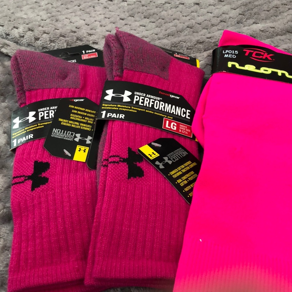 Socks. Pink.